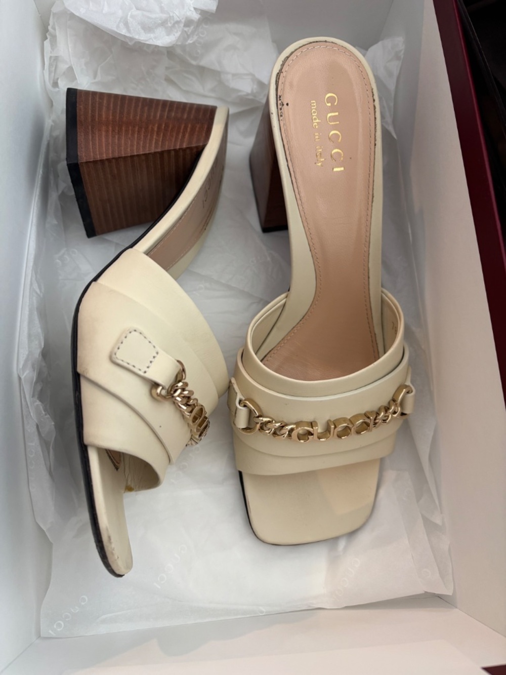 Gucci Horsebit Leather Mule Sandals - Picture 4 of 5